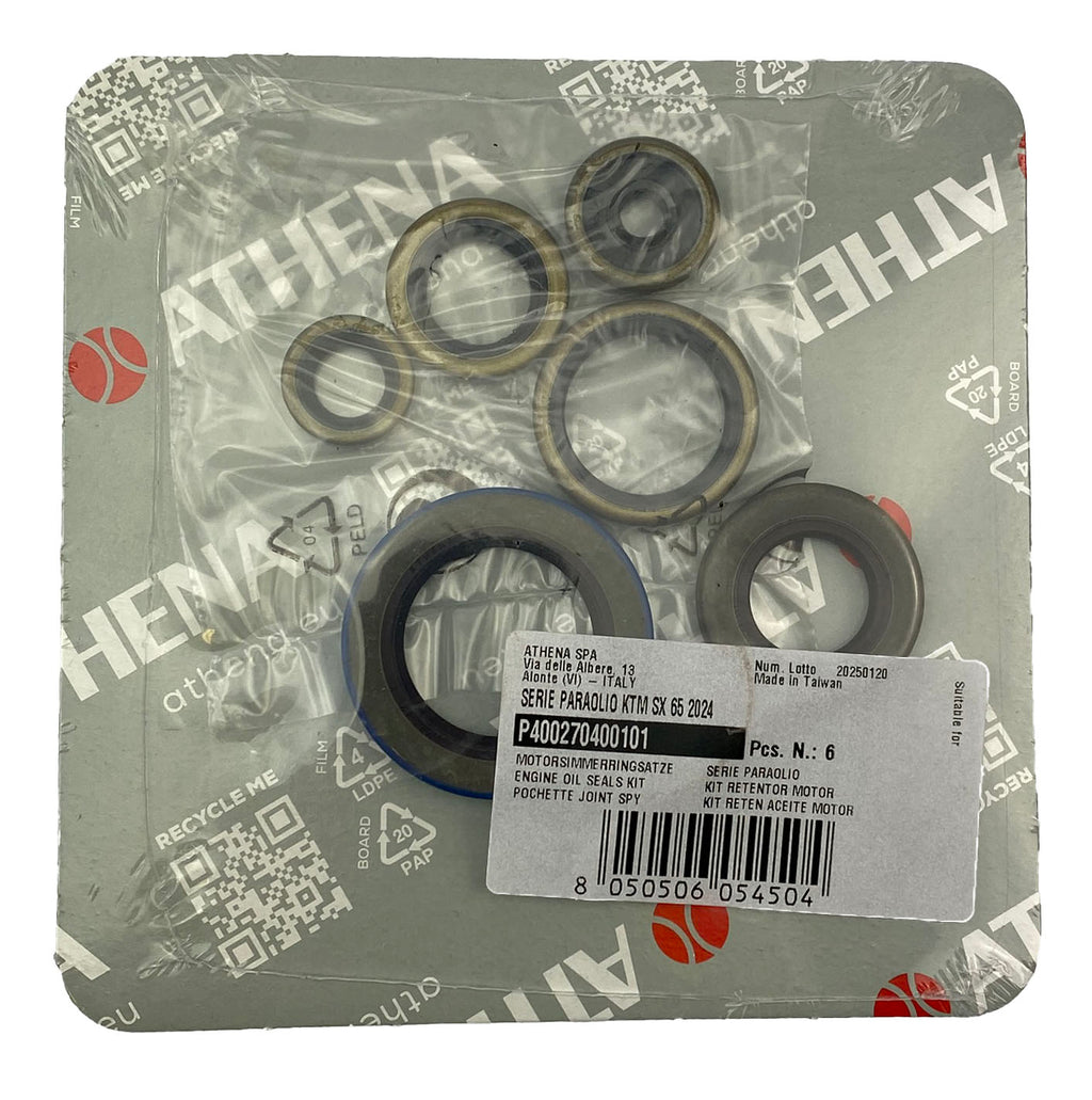 ENGINE OIL SEAL SET KTM SX 65 24-25, HUSQVARNA TC 65 2024-25, ATHENA P400270400101