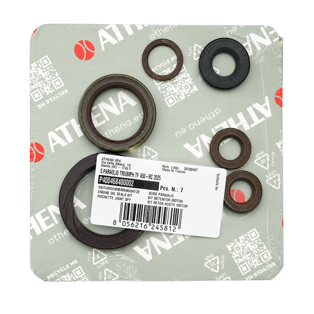 ENGINE OIL SEAL SET TRIUMPH TF 450 ATHENA P400468400002