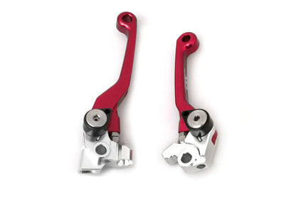 BETA 125 200 250 300 350 390 430 480 RR XTRAINER 2013-2023 AS3 FRONT BRAKE & CLUTCH FLEXI LEVERS RED