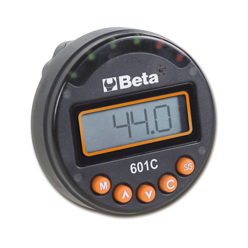 DIGITAL ANGLE INDICATOR BETA TOOLS 601C RIGHT LEFT-HAND 2Â° ACCURACY LED BUZZER ALERTS