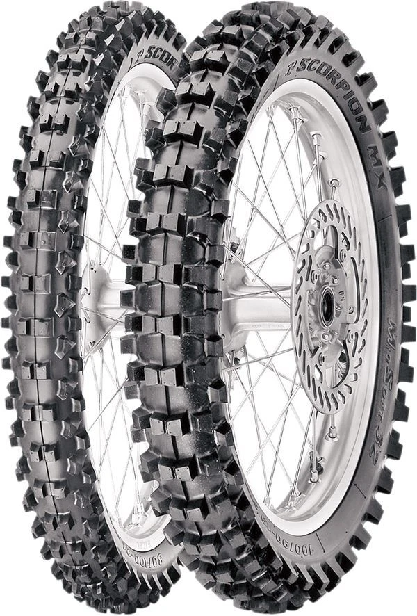90/100-21 MX32 SCORPION MID SOFT 57M PIRELLI TYRE, 4108200