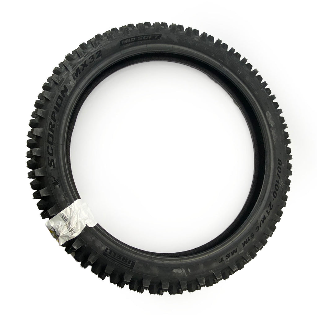 21-80/100 MX32 MID SOFT, PIRELLI TYRE 4574700 SCORPION NEW 2025 MX32