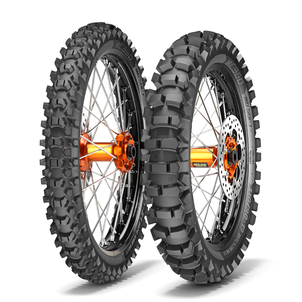 18-110/100 360MSR METZELER MX, MID-SOFT REAR 2762400 TYRE, 110/100 - 18 M/C 64M MST MC360
