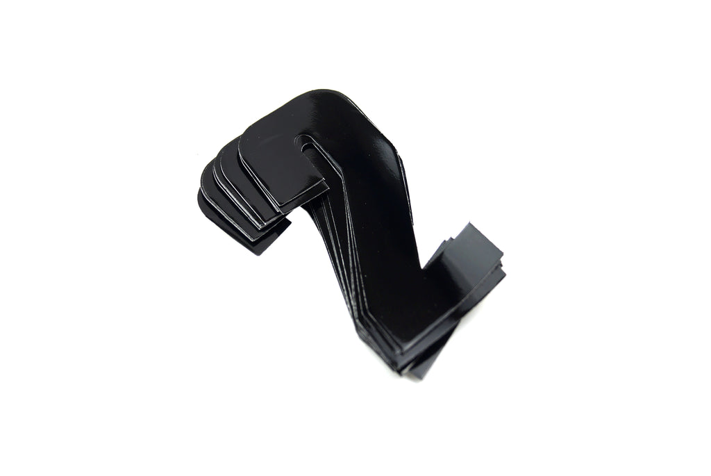 2 BLACK 4.5inc 11cm PK/20