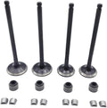EXHAUST VALVES INLET INTAKE STEM KIT SET 2003-2007 POLARIS RANGER PREDATOR OUTLAW 500