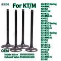 INTAKE & EXHAUST VALVES 2+2 00-12 KTM EXC MXC SX SXS XC 400 450 520 525 540 59036030000 59436031000