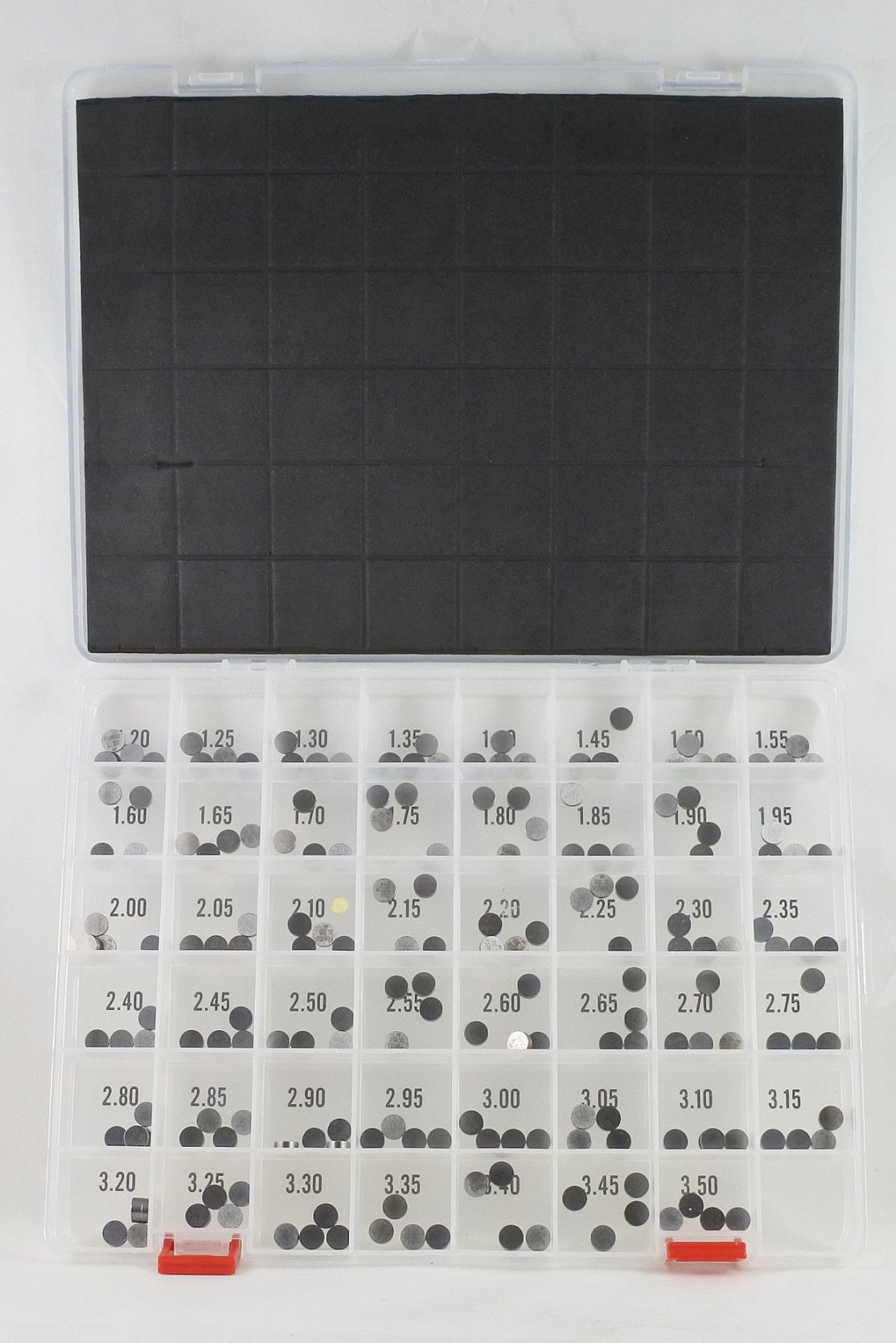 VALVE SHIM KIT 7.48mm 1.20-3.50mm 0.05mm INCREMENTS 4PCS EACH SIZE VINTCO 7.48SHIMKIT