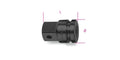 Impact Adaptor, 1/2 Female to 3/4 Male Drives, 44mm Length - Beta Tools 720/16