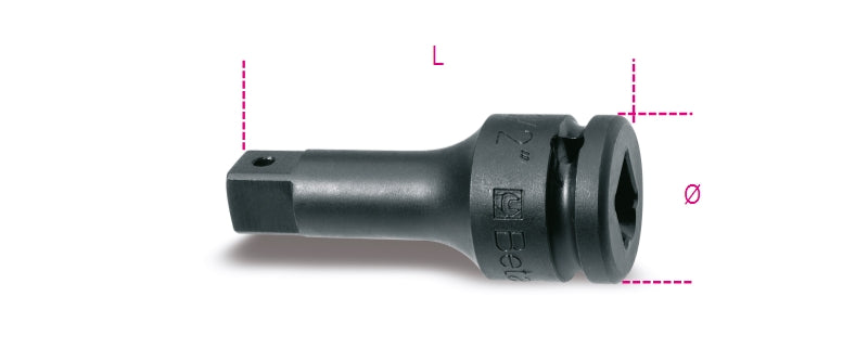 1/2 Drive Impact Extension Bar, 75mm Length - Beta Tools 720/20