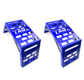 UNIVERSAL STARTING BLOCKS BLUE LIGHTWEIGHT STEEL ADJUSTABLE 80 – 190mm TAG-Z