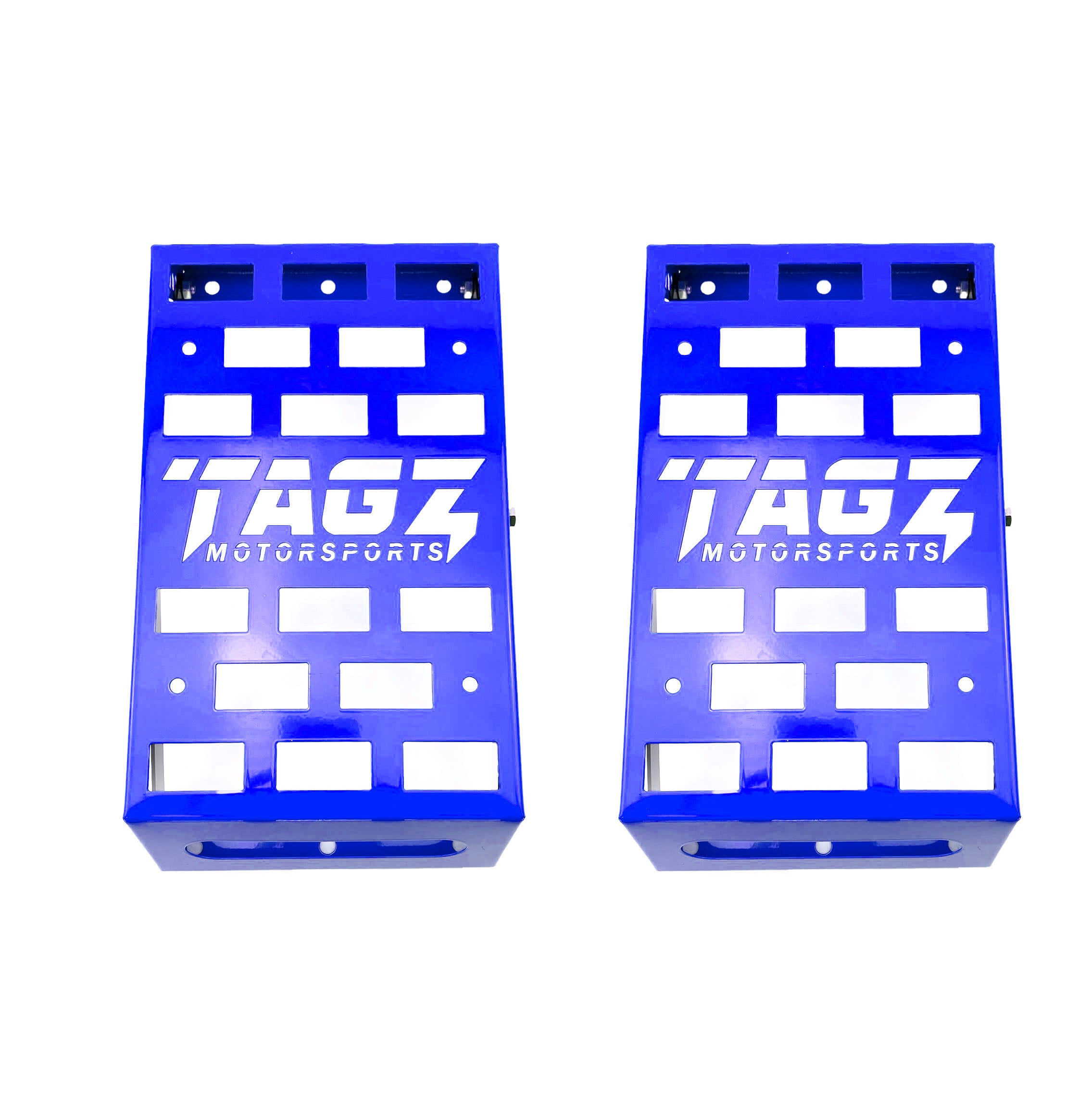 UNIVERSAL STARTING BLOCKS BLUE LIGHTWEIGHT STEEL ADJUSTABLE 80 – 190mm TAG-Z