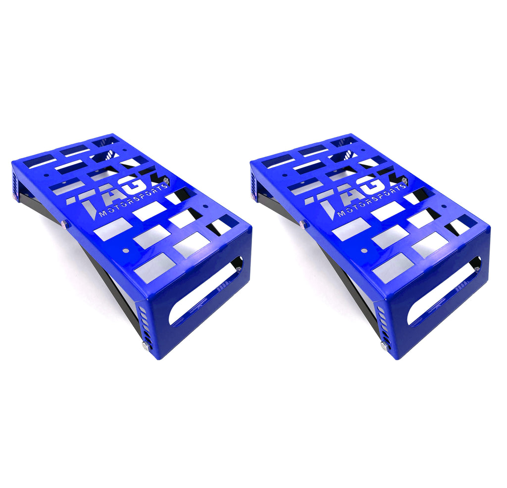 UNIVERSAL STARTING BLOCKS BLUE LIGHTWEIGHT STEEL ADJUSTABLE 80 – 190mm TAG-Z