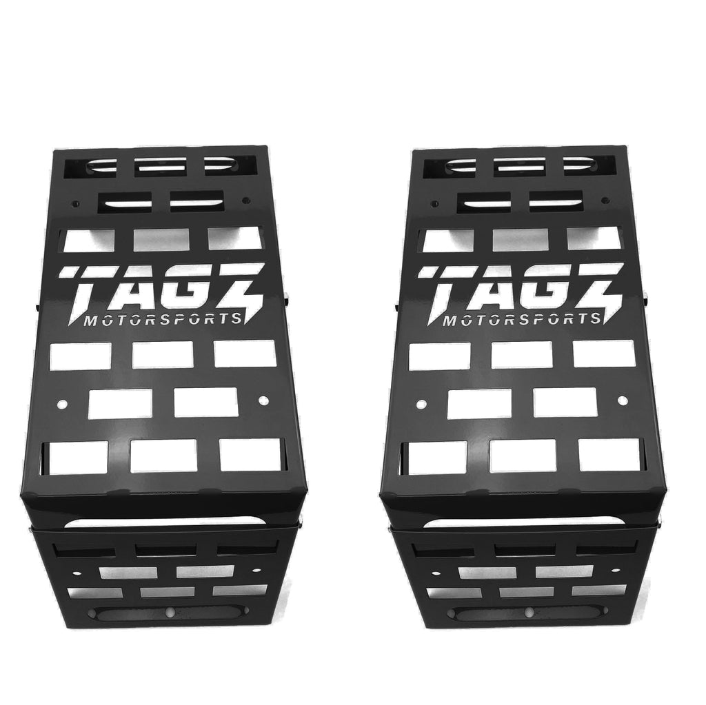 UNIVERSAL STARTING BLOCKS BLACK LIGHTWEIGHT STEEL ADJUSTABLE 80 – 190mm TAG-Z