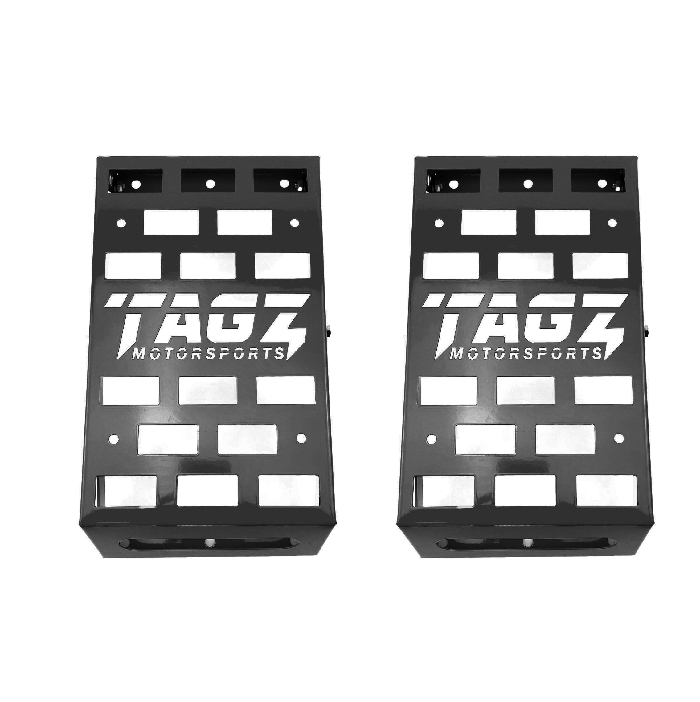 UNIVERSAL STARTING BLOCKS BLACK LIGHTWEIGHT STEEL ADJUSTABLE 80 – 190mm TAG-Z