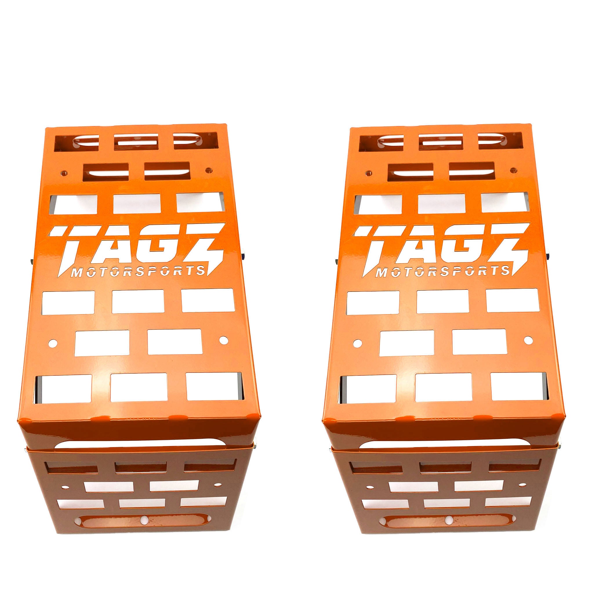 UNIVERSAL STARTING BLOCKS ORANGE LIGHTWEIGHT STEEL ADJUSTABLE 80 – 190mm TAG-Z