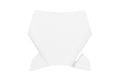FRONT PLATE 2024-2025 KTM SX 65, WHITE RTECH R-TBKTMBN2465