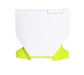 FRONT PLATE 2023-2025 HUSKY TC/FC, WHITE/YELLOW OEM 24, RTECH R-TBHSQBNGQ23