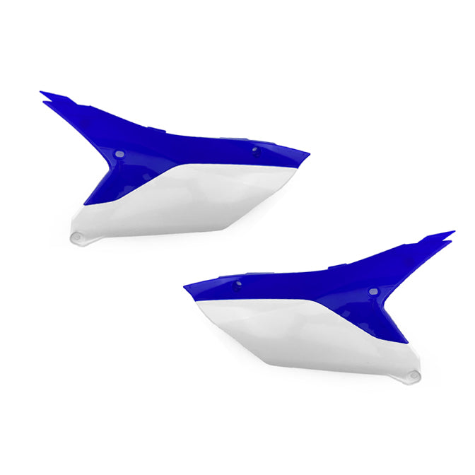 SIDE PANELS 2023-2025 YZ450F YAMAHA BLUE/WHITE, RTECH R-FIYZFBLBN23