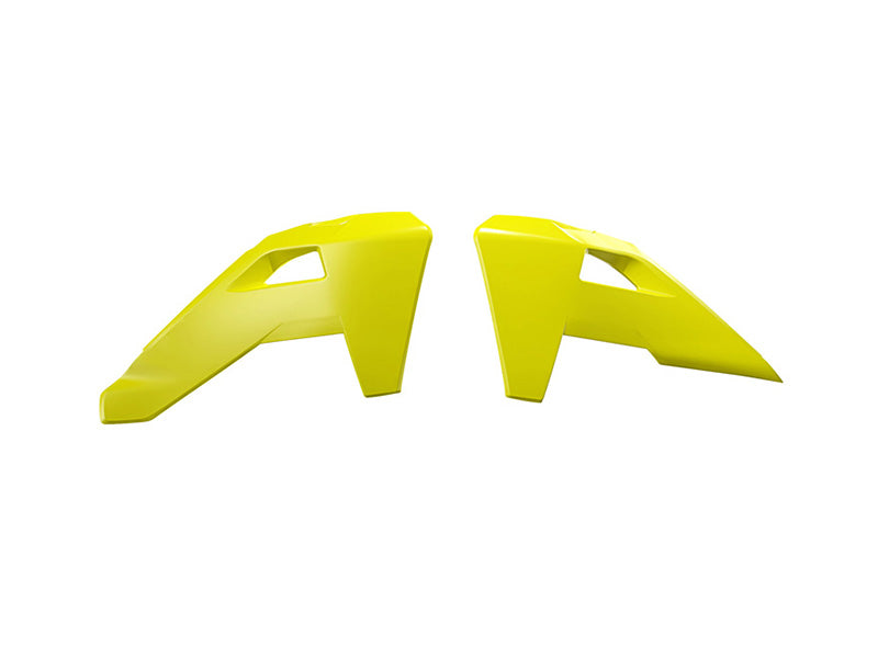 RADIATOR SCOOP 2025 TC/TX/FC/FX HUSQVARNA, HSQ YELLOW, RTECH R-CVHSQGQ0025
