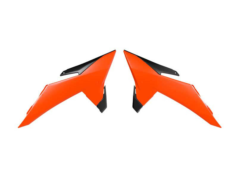 RADIATOR SHROUD KTM SX SXF 2025 R-TECH R-CVKTMANNR25 NEON ORANGE