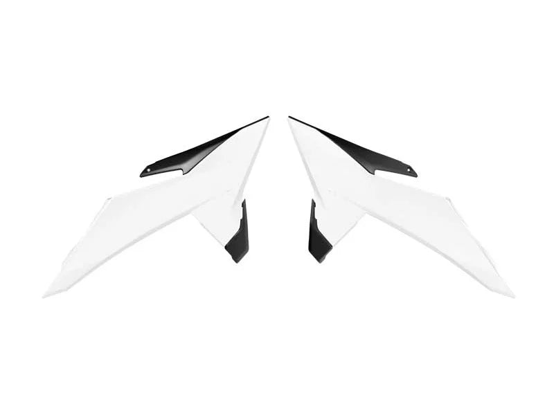 RADIATOR SHROUD KTM SX SXF 2025 R-TECH R-CVKTMBNNR25 WHITE BLACK