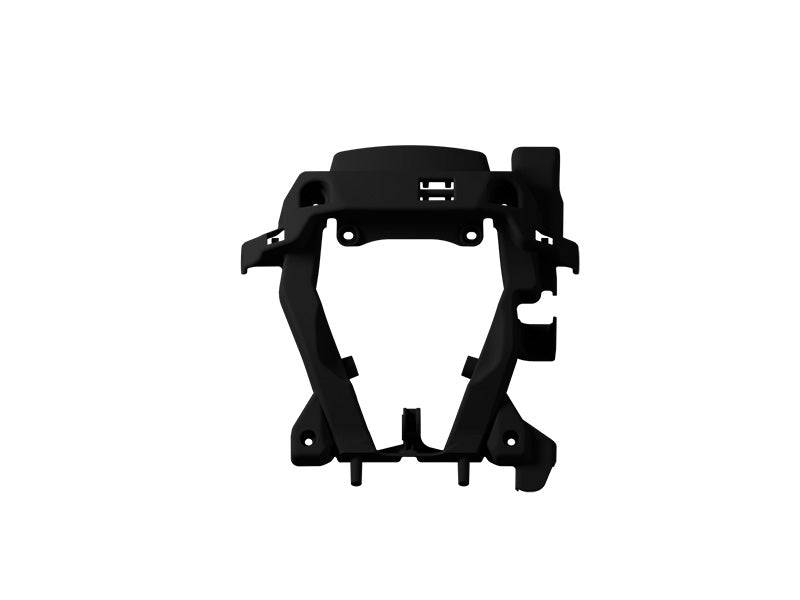 HEADLIGHT BRACKET TRIUMPH TF 25-26 BLACK, R-TECH R-MASKTRINR1B
