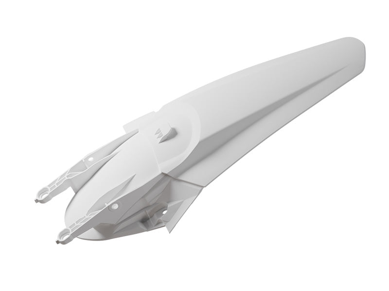 ENDURO REAR FENDER TRIUMPH TF 250-E / TF 450-E 2025-2026, R-TECH R-PPTRIBN0026 WHITE