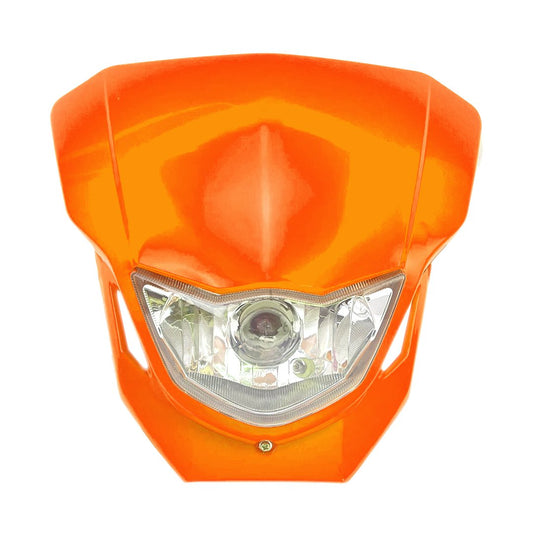 HEADLIGHT UNIVERSAL DIRT ORANGE