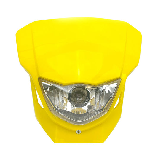 HEADLIGHT UNIVERSAL DIRT HX HL021 YELLOW