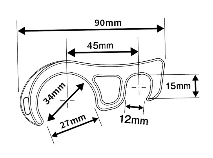 MOTORCYCLE BICYCLE SAFETY BRAKE PARKING LOCK LEVER HOOK