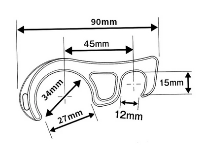 MOTORCYCLE BICYCLE SAFETY BRAKE PARKING LOCK LEVER HOOK