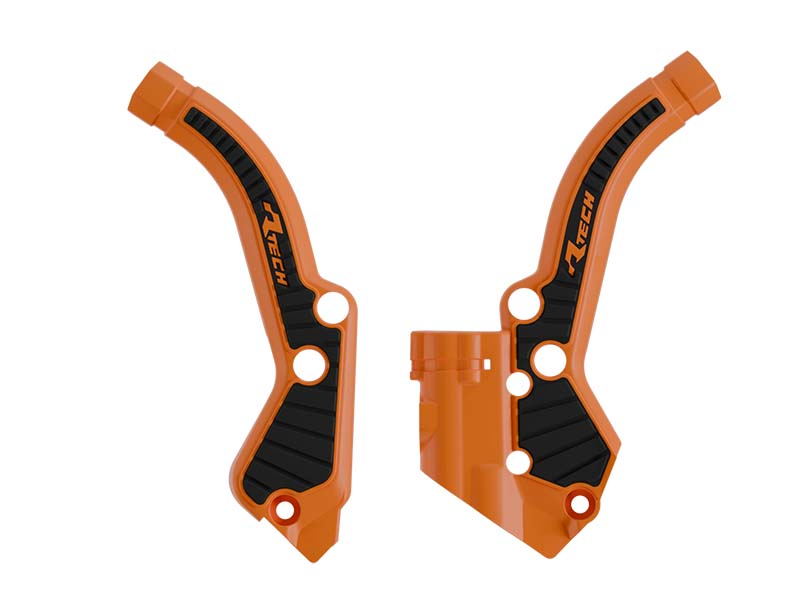 GRIPPY FRAME PROTECTOR GUARD 23-26 KTM SX 50 RACETECH R-PRTKTMARNR6 ORANGE BLACK