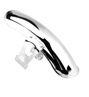 FRONT FENDER UNIVERSAL CHROME HONDA CG125 STEEL CHROME PLATED