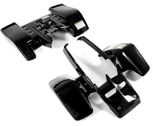 PLASTIC BODY SET BLACK YAMAHA BANSHEE YFZ 350 1987-2006 2GU-W2151-71-00 2GU-W2151-70-00