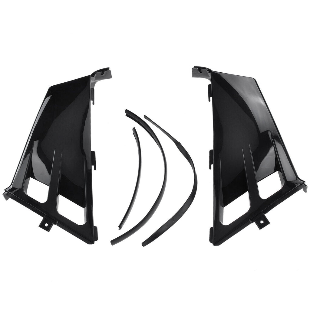 TANK SIDE COVERS & RADIATOR SHROUDS BLACK KIT YAMAHA BANSHEE YFZ350 1987-2006 2GU-21711-90-00