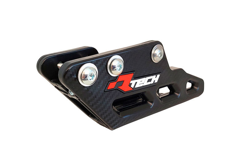 MONOBLOCK R2.0 WORX CHAIN GUIDE, R-CRUYZFNR0023, YAMAHA/FANTIC, BLACK WEAR PAD