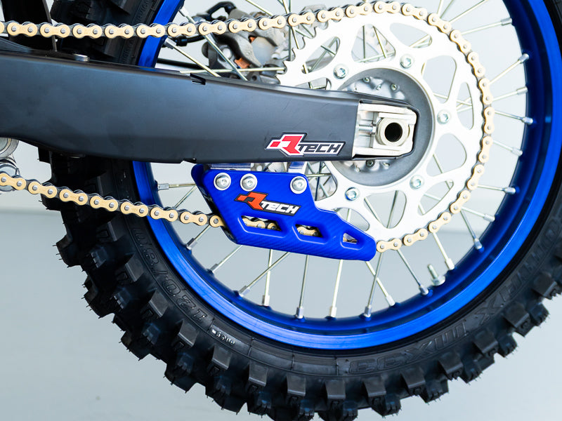 MONOBLOCK R2.0 WORX CHAIN GUIDE, R-CRUYZFBNNR23, YAMAHA/FANTIC, BLACK WEAR PAD