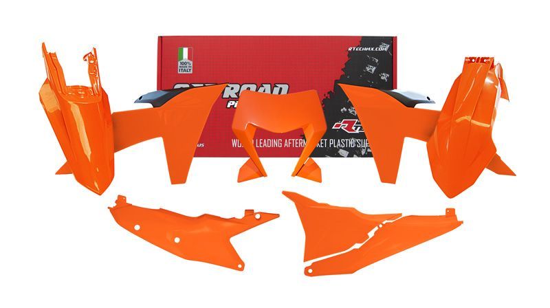 PLASTIC KIT/6 2024-2025 KTM EXC, EXC-F OEM, RTECH R-KITKTM-OEM-624