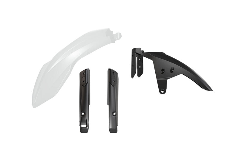 FRONT FENDER & FORK GUARD KIT 3PCS YAMAHA T7 700 R-TECH WHITE & BLACK R-KITT7F-BN0-024