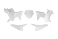 PLASTIC KIT 5PC GASGAS MC50 2024-2025 R-TECH WHITE R-KITGAS-BN0-050