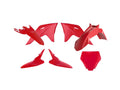 PLASTIC KIT 5PC GASGAS MC65 2024-2025 R-TECH RED R-KITGAS-RG0-065