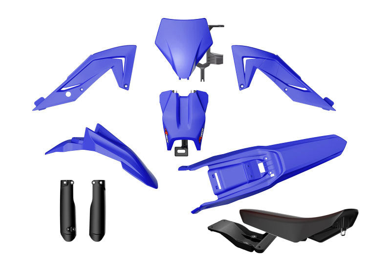 PLASTIC KIT 6PC TALARIA STING 4000 5500 MX4 MX5 2023-2026 R-TECH YZ BLUE R-KITTAL-BL0-624
