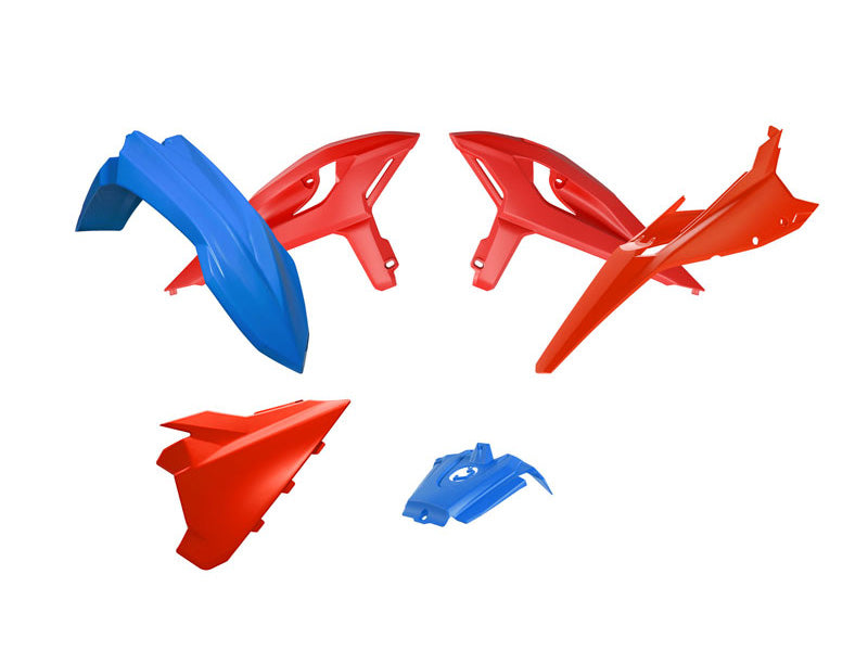 PLASTIC KIT BETA RR X-PRO RACE 2025, R-TECH R-KITBET-OEM-125 4PCS BLUE RED