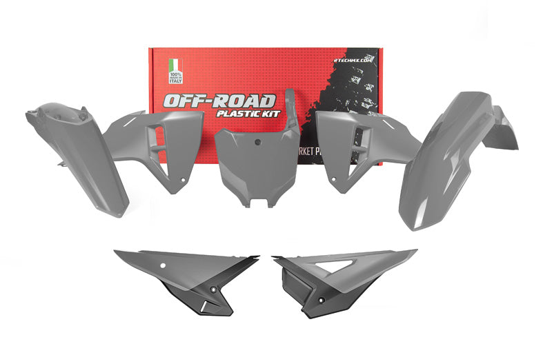 PLASTIC KIT 5PCS HONDA CRF 250/450 2025-26, R-TECH R-KITCRF-GR0-625 QUANTUM GREY