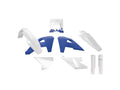 PLASTIC KIT 8PCS HUSQVARNA TE/FE 2025 HERITAGE, R-TECH R-KITHSQ-OEM-844, WHITE, HERITAGE BLUE