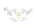 PLASTIC KIT 6PCS HUSQVARNA TC/FC/TX/FX 2025-26, R-TECH R-KITHSQ-OEM-525 WHITE HSQ YELLOW