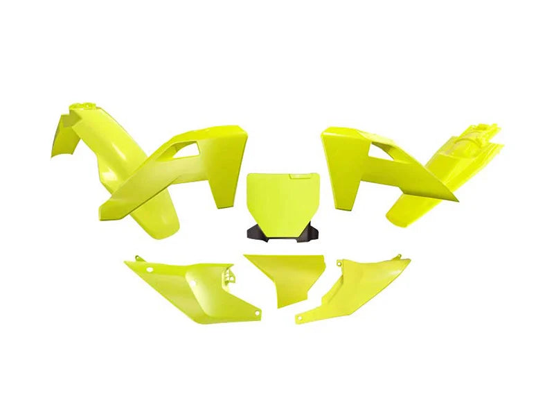 PLASTIC KIT 6PCS HUSQVARNA TC/FC/TX/FX 2025-26, R-TECH R-KITHSQ-GQ0-525 YELLOW