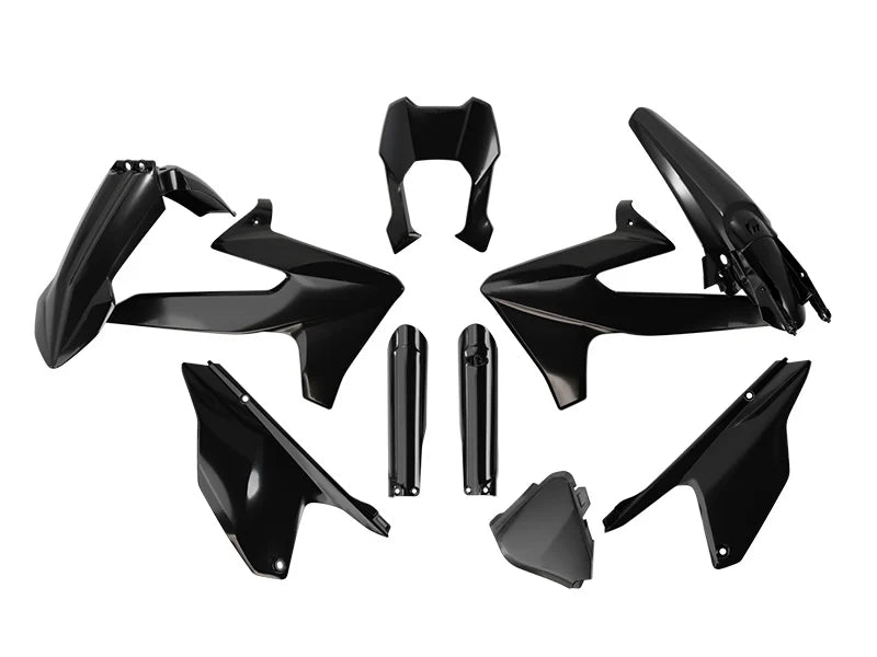 BLACK PLASTIC KIT TRIUMPH TF 250-E/450-E, R-TECH R-KITTRI-NR0-026