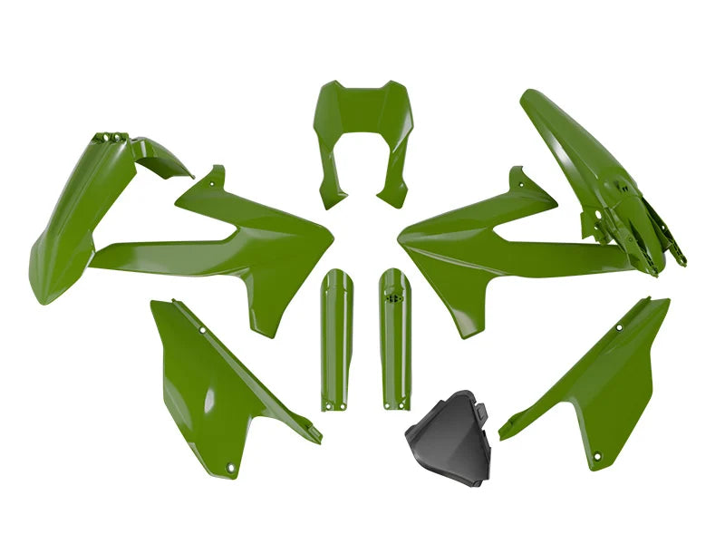 GREEN PLASTIC KIT TRIUMPH TF 250-E/450-E, R-TECH R-KITTRI-VN0-026