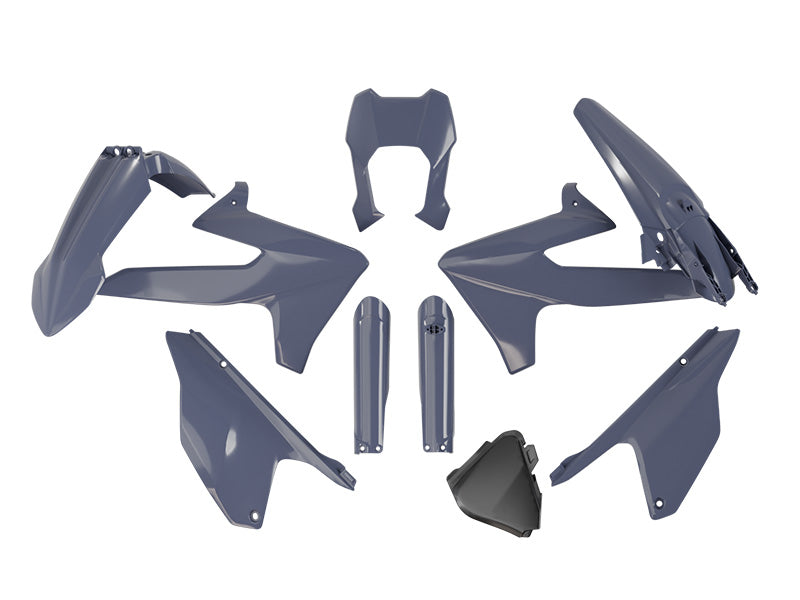 GREY PLASTIC KIT TRIUMPH TF 250-E/450-E, R-TECH R-KITTRI-GR0-026